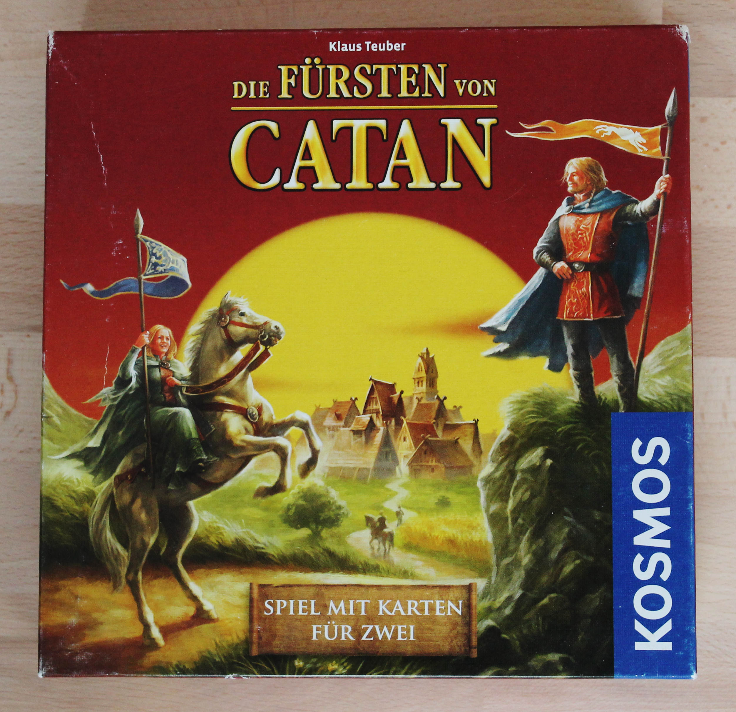 Abb.: Spielschachtel des Kartenspiels Die Fürsten von Catan (2010), einer veränderten Neuauflage des Kartenspiels von 1996. Quelle: Eigene Abb.