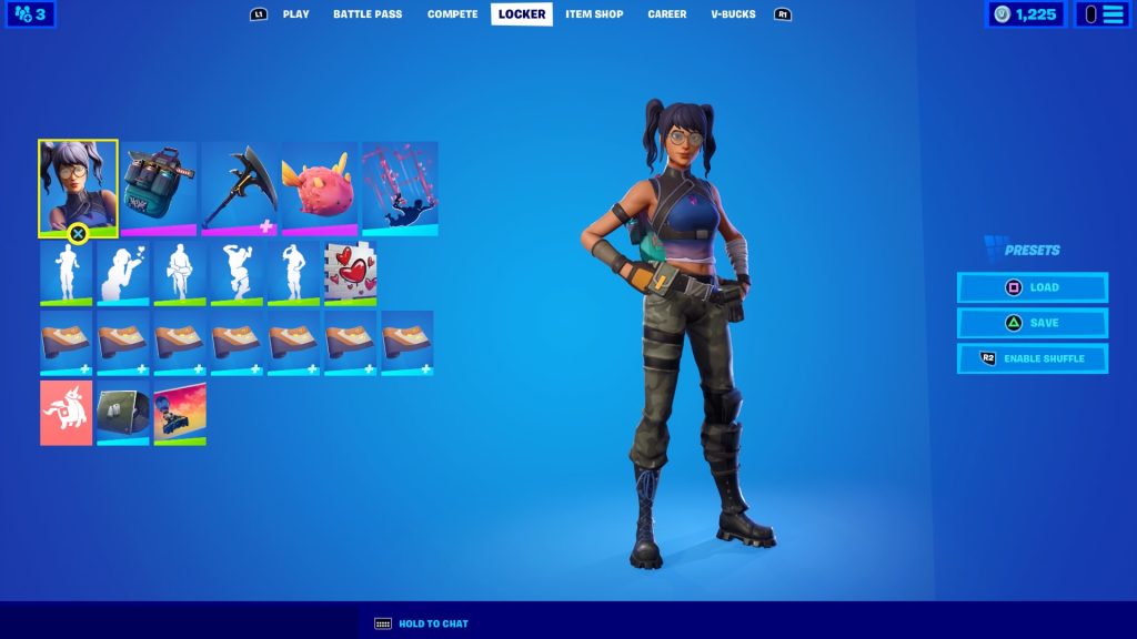 Abb. 5: 'Looking cool': Ein Spielfiguren-Skin in Fortnite. (Walsdorff).