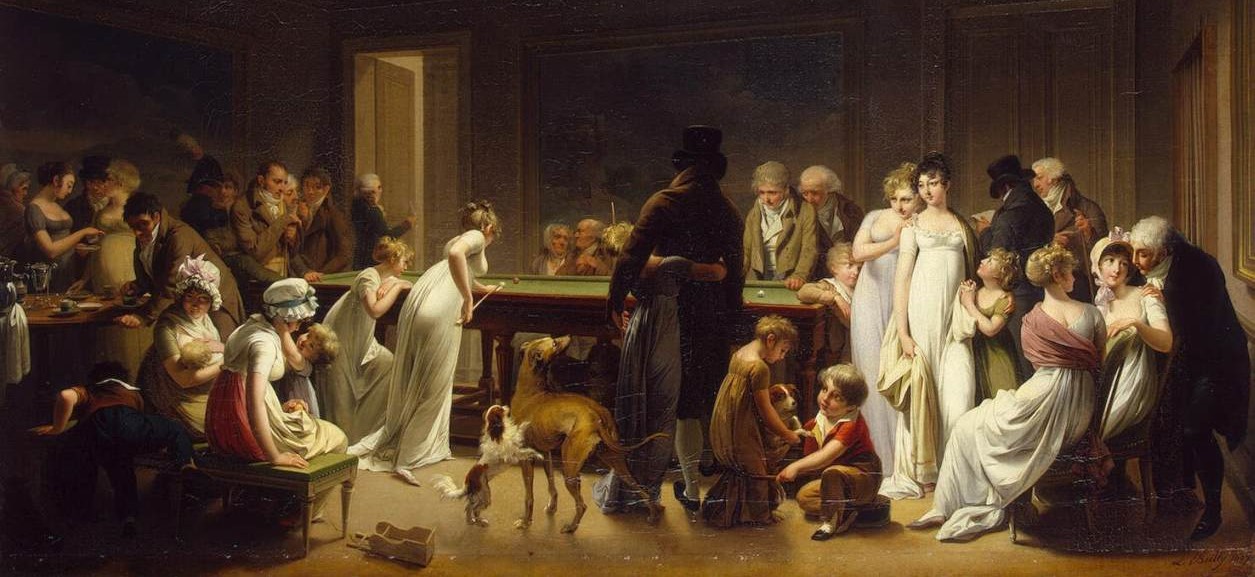 Louis-Léopold_Boilly: Game_of_Billiards. 1807.