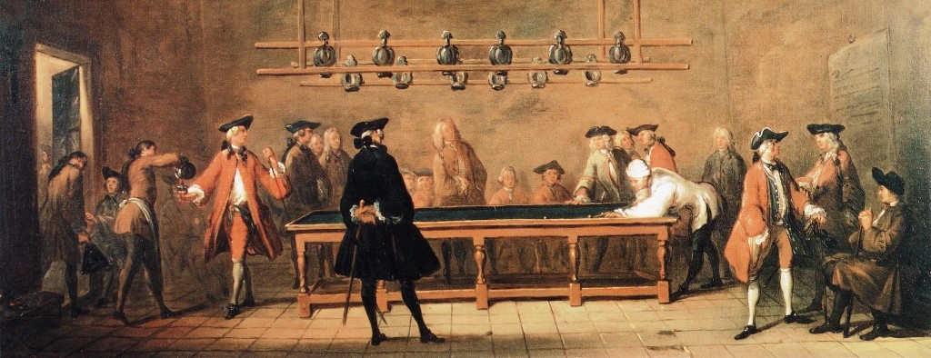 Jean-Baptiste-Simeon Chardin: A Game of Billiards. xa. 1721-1725.