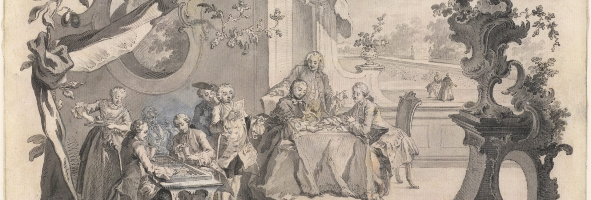 Johann Esaias Nilson: Das Bretspiel . 1765National Gallery of Art, CC0, via Wikimedia Commons
